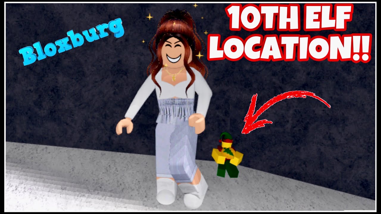 *10TH ELF* LOCATION IN ELF HUNT 2021 IN BLOXBURG ROBLOX YouTube