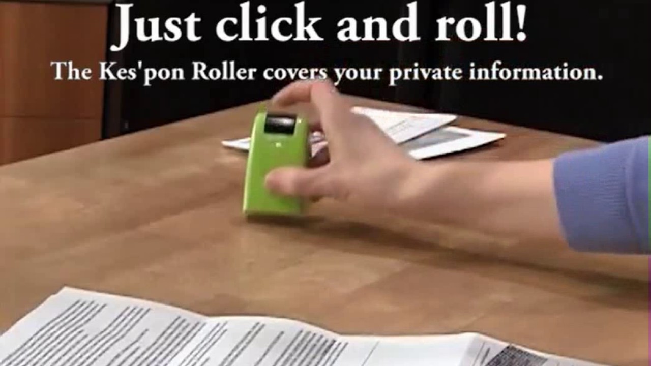 blackout roller stamp youtube