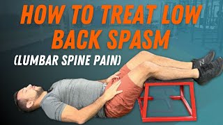 How To Treat Low Back Spasm (Lumbar Spine Pain)