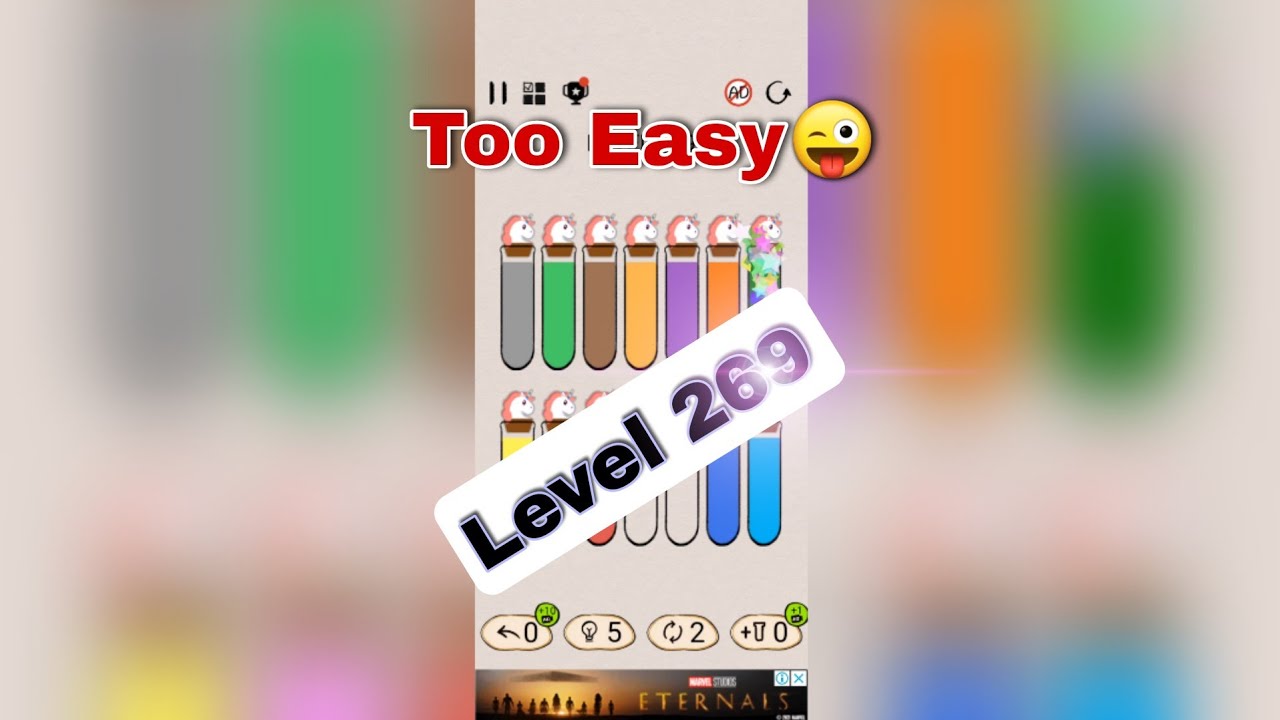 Sortpuz Level 269| Android Game. One of the Hardest Level. 