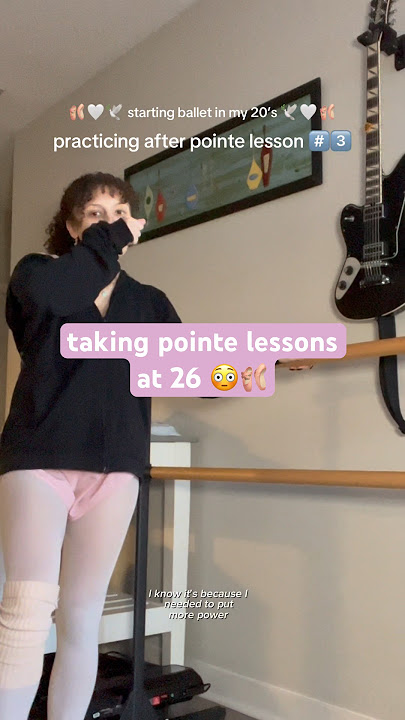 starting pointe in my 20’s as an adult beginner ballet student :) #adultballetgang #balletclass