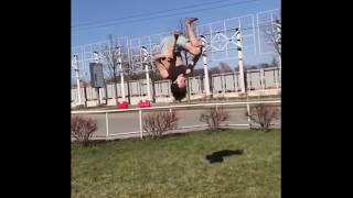 Guy Did Some Awesome Parkour Flips On The Ground