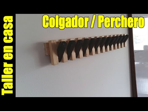 Video: Cómo Hacer Un Colgador De Pared