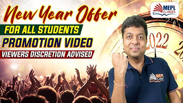 NEW YEAR OFFER 🥳🥳 FOR ALL STUDENTS | CA CS CMA | Mohit Agarwal | MEPL