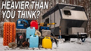 WINTER CAMPING GEAR LIST: How much does it way? What is ESSENTIAL?