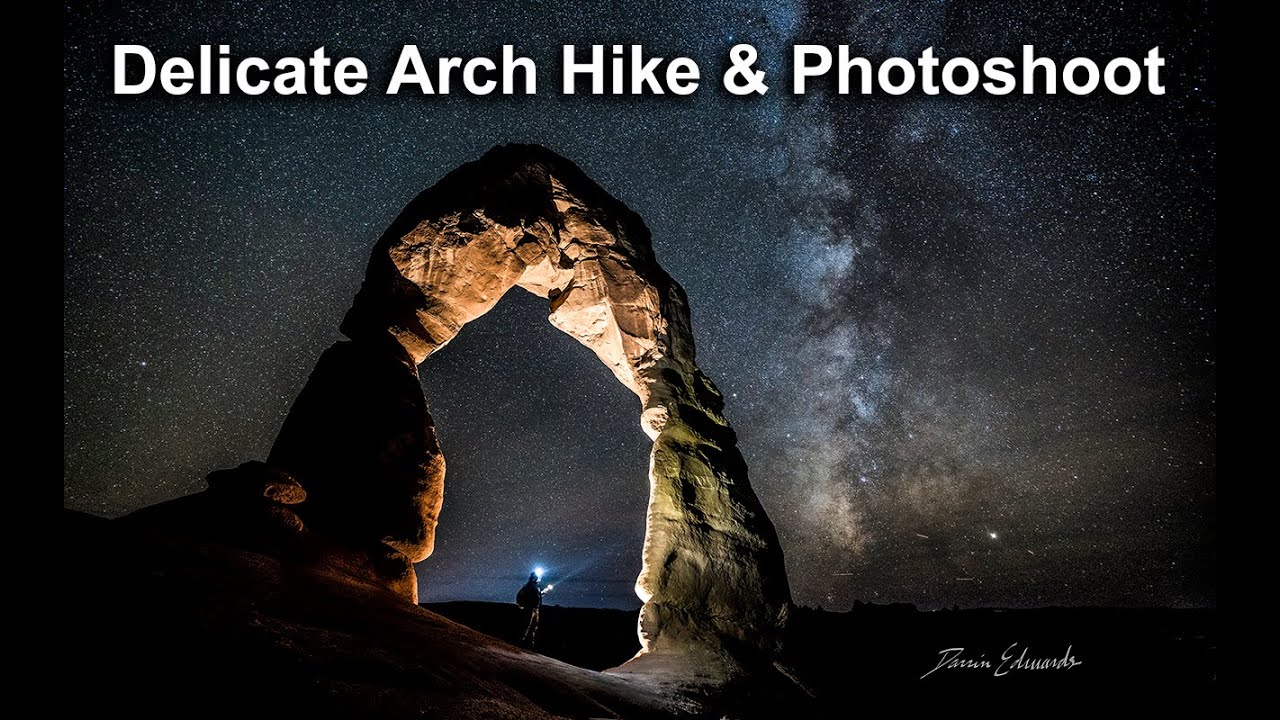Delicate Arch hike and night photoshoot with the Milky Way. Oct 2019