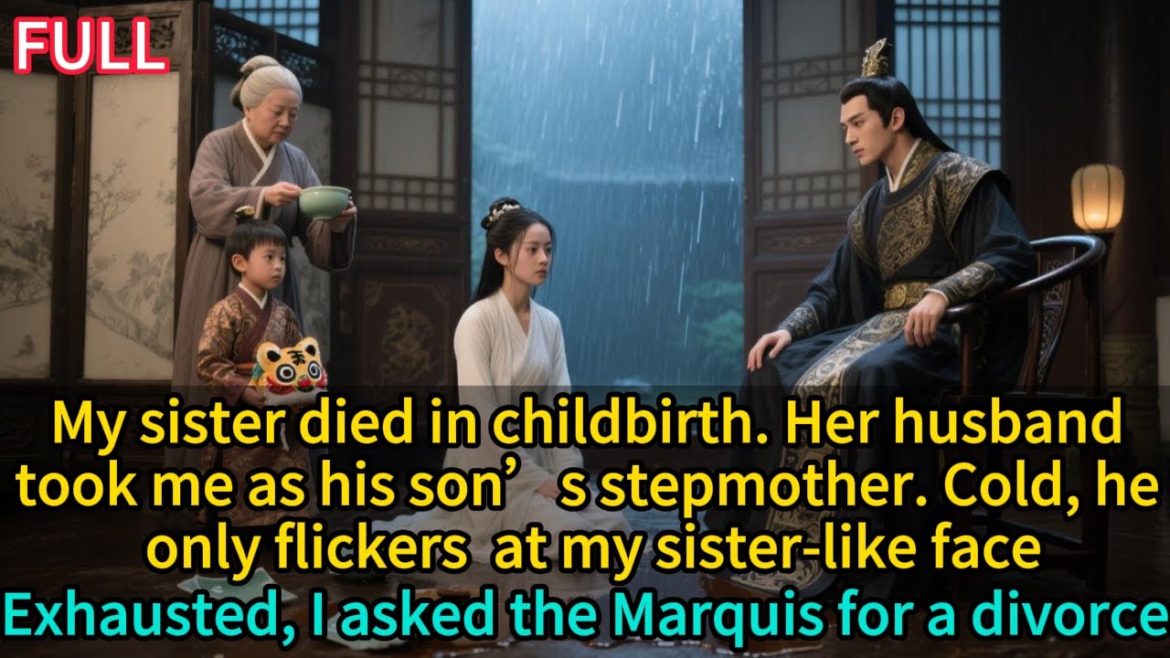 My sister died in childbirth. Her husband, took me as his son’s stepmother. Cold, he only...