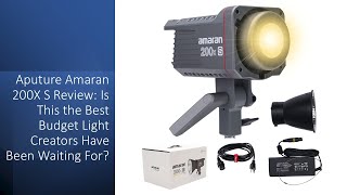 Aputure Amaran 200X S 리뷰: 이 제품이 크리에이터들이 기다려온 최고의 저가형 조명일까요? screenshot 4