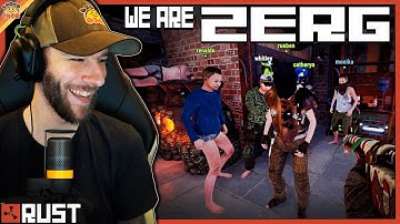 Ep. 1: WE ARE ZERG ft. Quest, Reid, Manny, Santa, Kru, Grep, et al. | chocoTaco RUST Gameplay