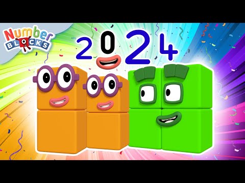 HAPPY NEW YEAR 2024! 🎉 | Numberblocks 123 - Nursery Rhymes \u0026 Kids Songs | Full Episodes