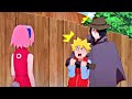 SASUKE & BORUTO meet KID NARUTO サスケとボルトは子供ナルトに会います