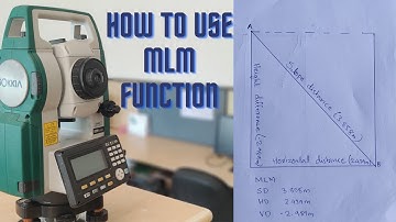 HOW TO USE  MLM  IN TOTAL STATION ||HORIZONTAL DISTANCE ||VERTICAL DISTANCE|SLOPE DISTANCE|MALAYALAM