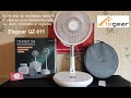 Test ventilateur elegear qz011 oscillant nomade et sans fil