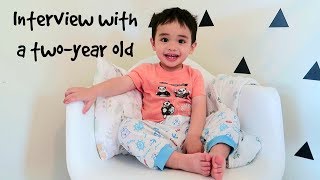 CUTEST INTERVIEW WITH A 2 YEAR OLD!!!