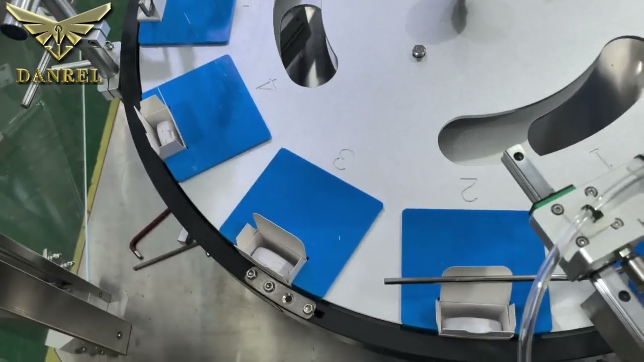 Vertical Type Folding Carton Erector Machine with Inlay Cardboard Inserts Folding