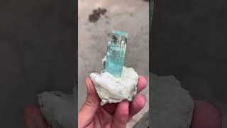 ?Natural Aquamarine Crystal From Shigar❌naturalgems shortsvideo gemstone preciousstone gems