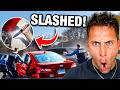 Officer Stabs Criminals Tires