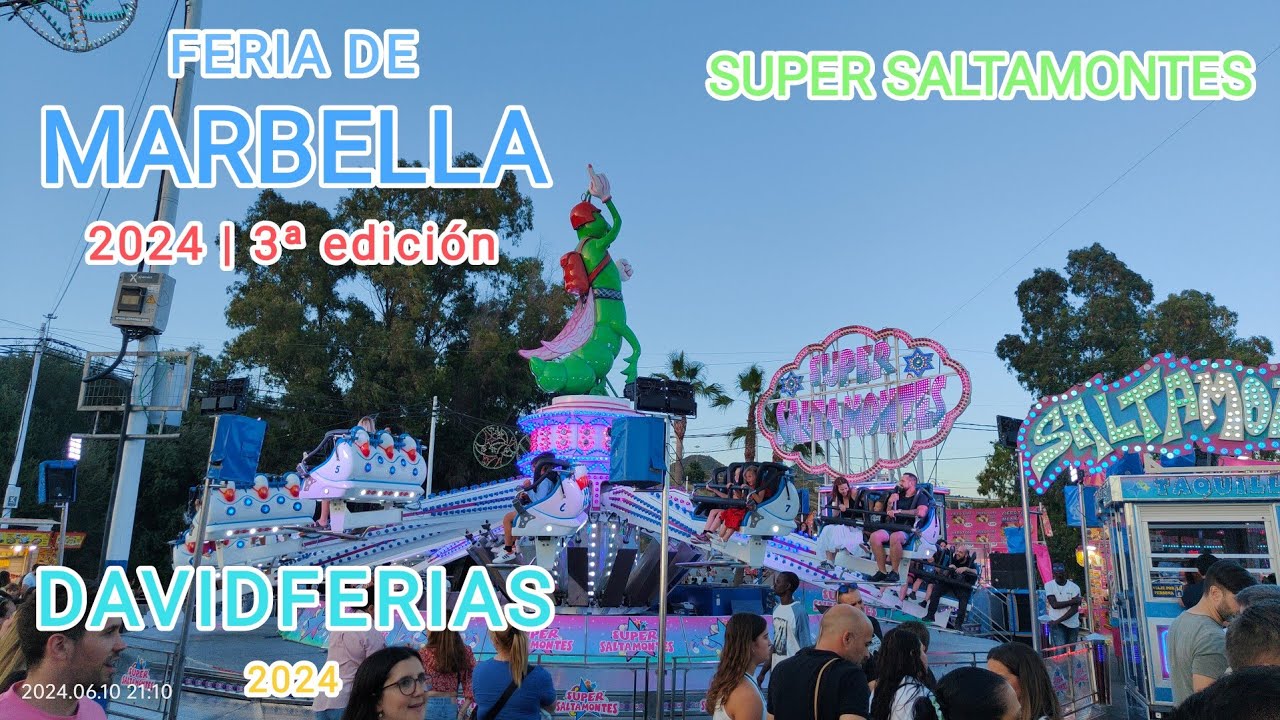 Super Saltamontes - Feria de Marbella 2024 |🎡| DavidFerias |🎡|