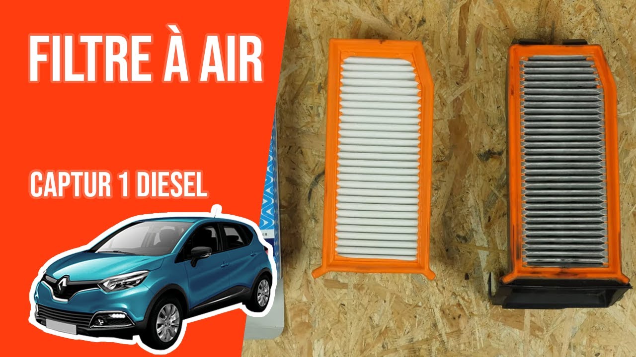 Changer le Filtre à air Captur 1 1.5 dCi 💨 YouTube