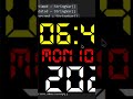 Digital Clock | Project | Python Programming #shorts