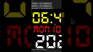 Digital Clock | Project | Python Programming #shorts