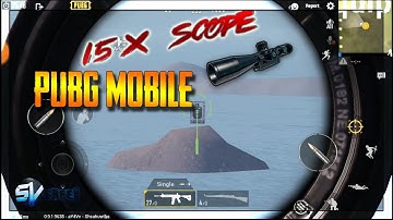 How to Get 15x Scope in PUBG MOBILE😍 PUBG MOBILE Glitch! || 8x Scope On AR