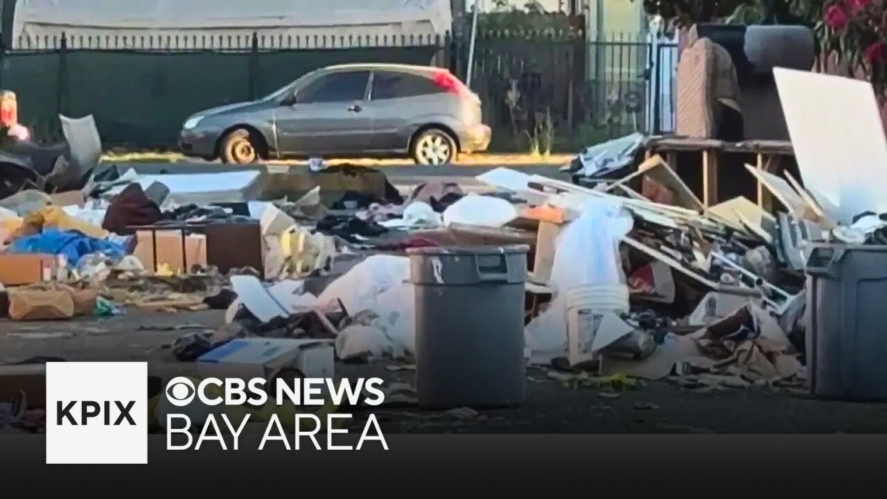 Illegal dumping on East Oakland neighborhood street reaches unseen ...