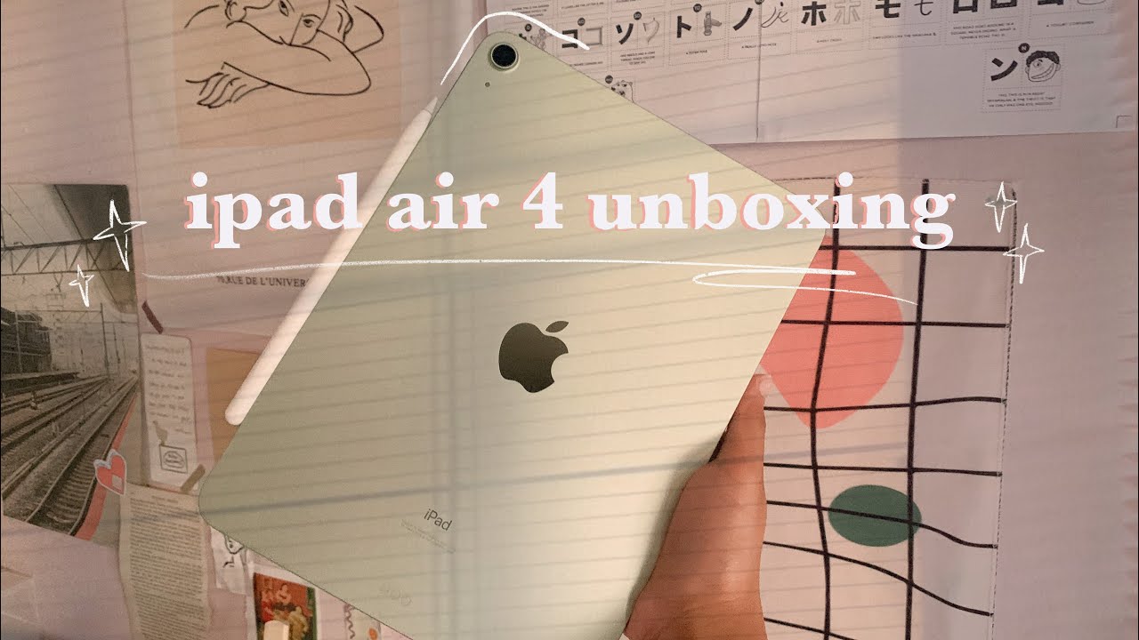 green ipad air 4 🪴 unboxing + accessories 2021 YouTube