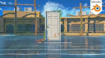 Blender Suzume no Tojimari | Makoto shinkai | Anime Background