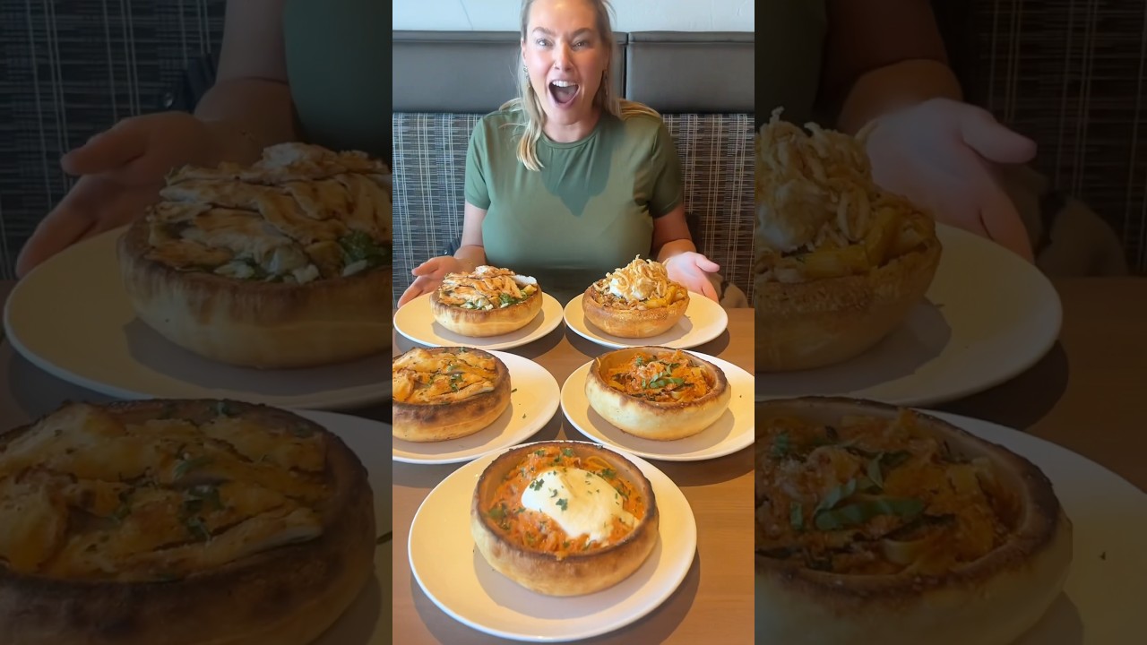 We went ALL OUT w/ PASTA BREAD BOWLS & more at ITALIANO in Bethpage NY on Long Island! #DEVOURPOWER