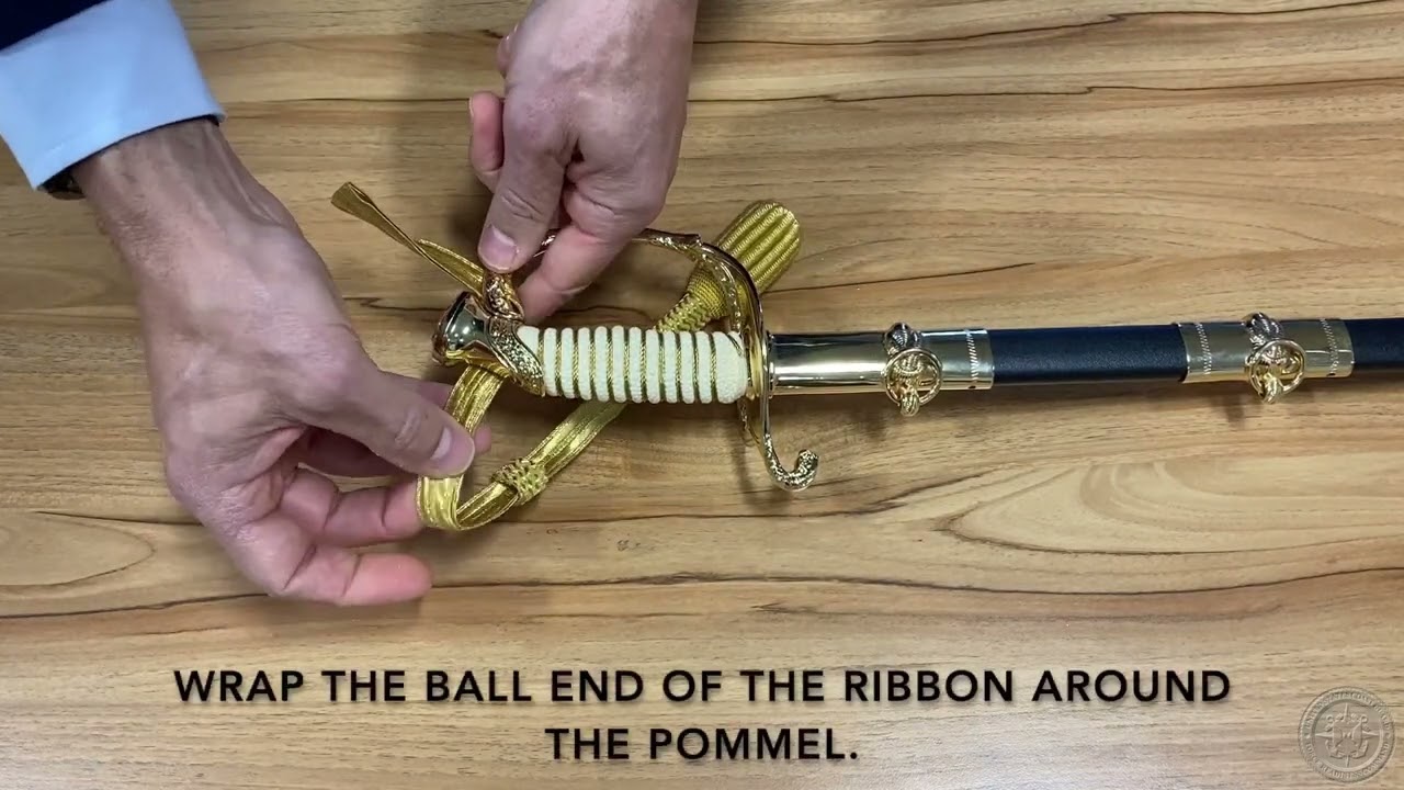 CGHowTo Tie the Sword Knot YouTube