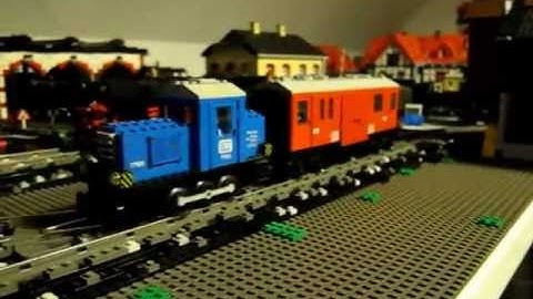 LEGO Set 7760 ("Electric Diesel Locomotive") with PF-System