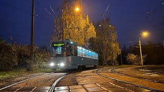 Минский трамвай. Маршрут №3 «ДС Озеро» - ДС «Серебрянка» | Minsk tram. Route №3