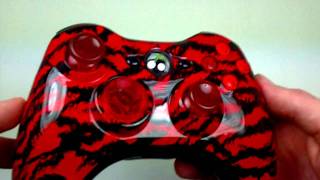 Custom Red Tiger Controller - ABXY, Thumbsticks, DPAD | Modz Armory