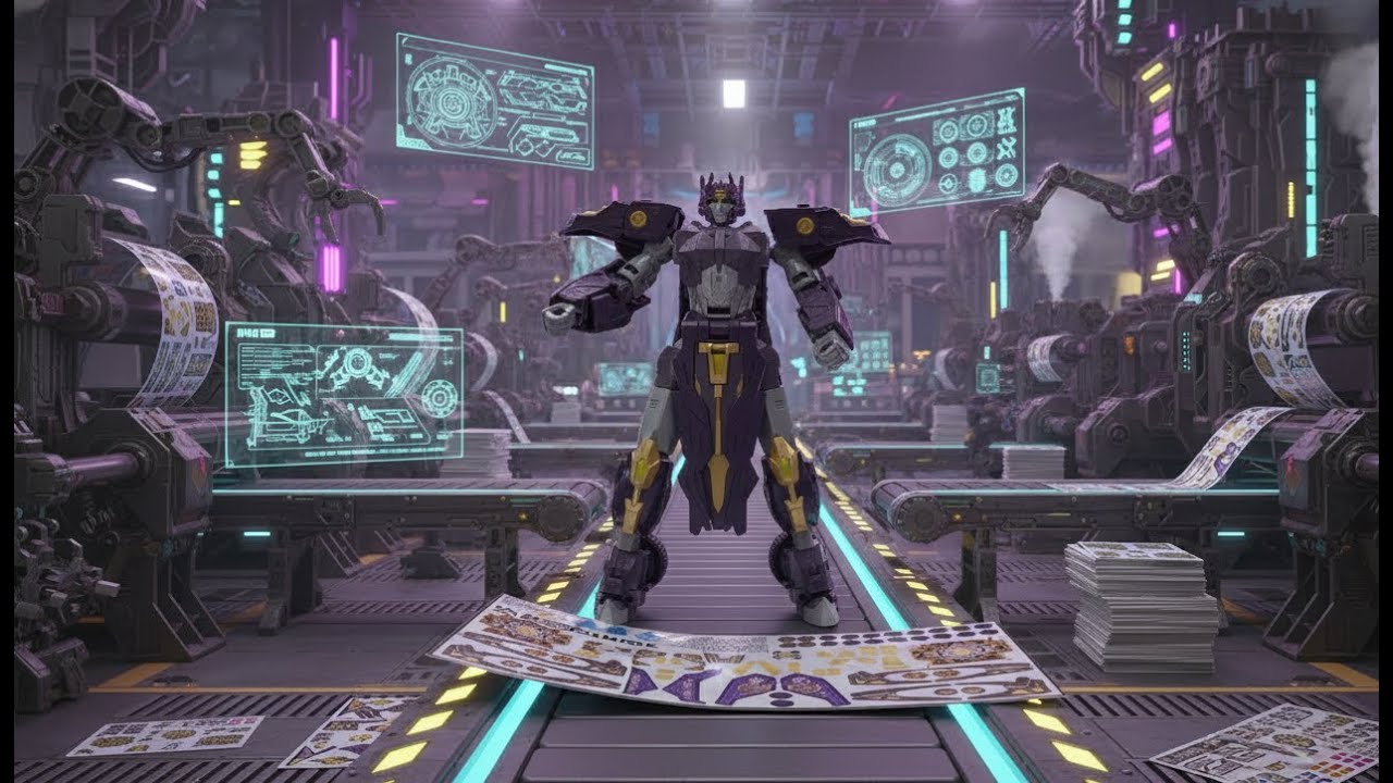 Sticker Time | Toyhax stickers for Transformers Age of The Primes Solas Prime