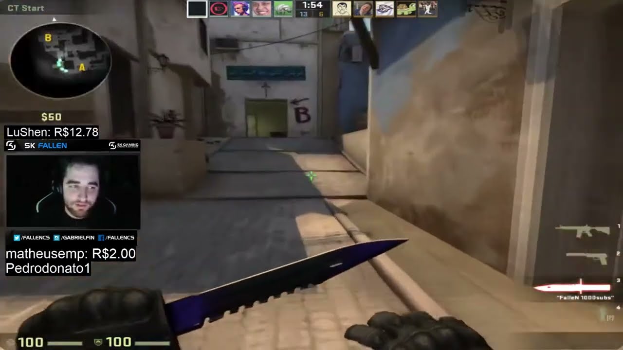 Playing against Fallen on ESEA