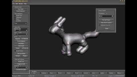 Use skech spheres to create your basic form in Meshmolder