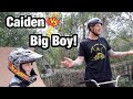 GAME OF BIKE! Caiden VS Big Boy!!