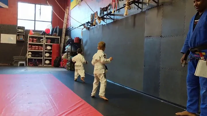 Brock's first Jiu Jitsu grading