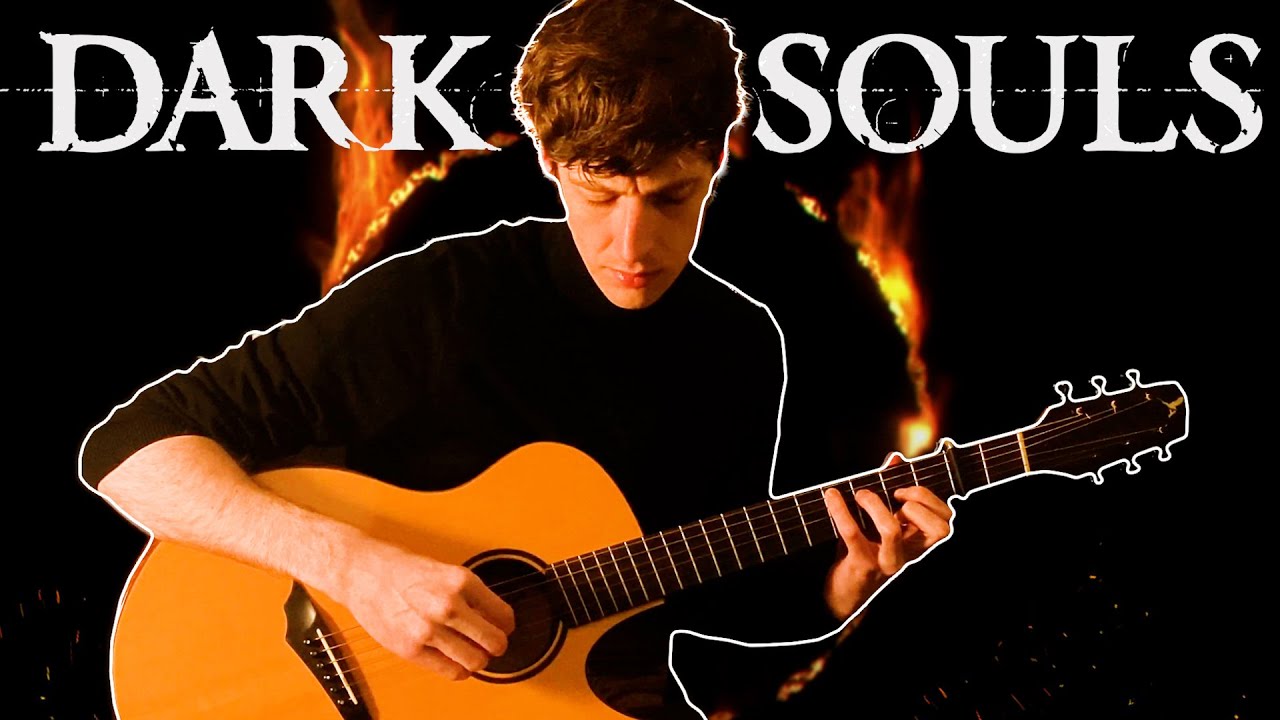 DARK SOULS - Souls of Fire -  Guitar Cover  -  Character Creation Song