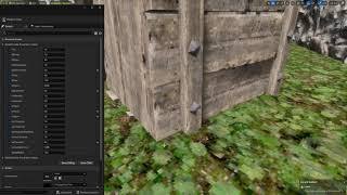 UE5 post process mesh edge blending