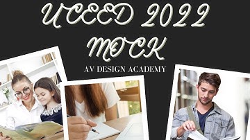 UCEED 2022 | NUMERICAL ANSWER TYPE | MOCK QUESTION |  AV DESIGN ACADEMY