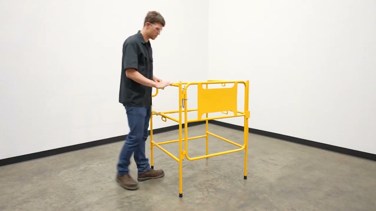 Vestil Manhole Guard Rails Product Demo