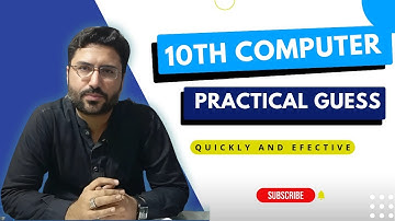 10th Computer Practical Guess 2025 | practical paper computer