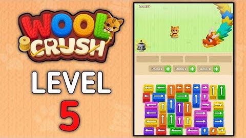 Wool Crush Levels 5 Gameplay