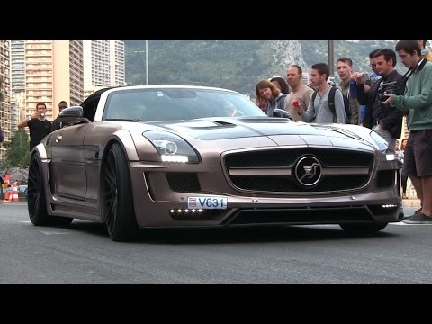 LOUD Mercedes SLS AMG 'Hamann Hawk' In Monaco | INSANE ACCELERATIONS!