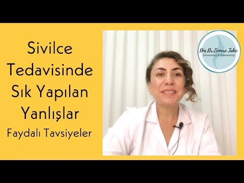 Sivilce tedavisinde sık yapılan yanlışlar.Faydalı tavsiyeler. Doç.Dr.Zennure Takcı