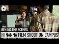 Lla campus turns into a film set