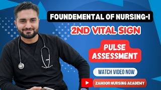 2nd Vital sign | Pulse Assessment | FON-I | Unit-5 Part-3 | Lecture + MCQs