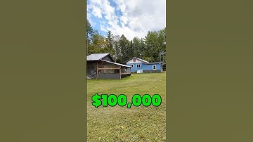 $100,000 Rustic Home on 6 Acres Near Lakes